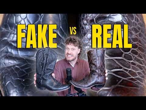 Real Sea Turtle Cowboy Boots vs Fake Prints… Can You Tell?