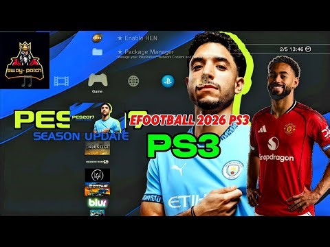 😱Efootball 2017 SwayPatch 2026 Ps3 [New Patch]