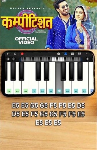 🎹 Competition – Masoom Sharma Piano Tutorial | Walk Band #shorts