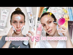 ROUTINE de soins à 2 ÉTAPES vs 20 !! 😱 Laquelle gagnera ?