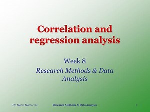 PPT - Correlation and regression analysis PowerPoint Presentation, free download - ID:1152426