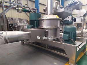 [Hot Item] Brightsail Stainless Steel Coconut Shell Pulverizer Powder Making Equipment Cocoa Shell Grinder Grinding Machine