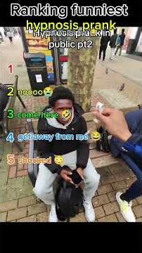 Ranking funniest hypnosis prank