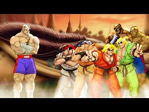 Sagat HD SF2 vs Everyone! Street Fighter Mugen