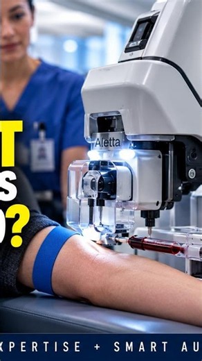 A Robot That Draws Your Blood?! The Future of Phlebotomy Is Here #healtheducation #scienceexplained