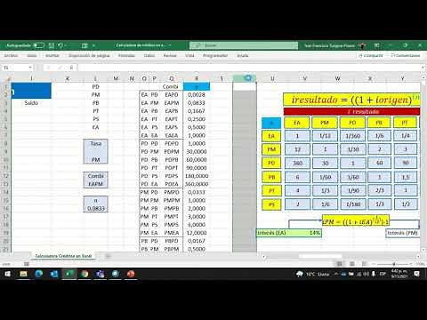 Cómo construir una calculadora de matemáticas financieras en Excel. #Finanzas Prácticas