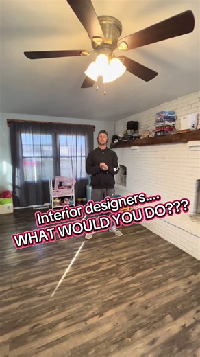 We’ve owned this house for years and this room has stopped us every single time. Originally a garage → finished in the 70s → giant fireplace that kills every layout. My wife wants to add walls. I want to rip walls down. We’ve been stuck for YEARS… so now we’re asking the internet. Interior designers, builders, DIYers — what would YOU do with this space? #homerenovation #interiordesign #diyhome #renovationideas #homeideas