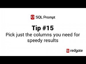 SQL Prompt column picker