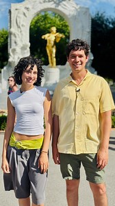 1.6K views · 71 reactions | Do you know the steps of the Viennese Waltz? Watch our Vienna/Now Live Walk to the end for a little surprise.  Today‘s Live Walk brings us to one of the most beautiful parks in Vienna - Stadtpark.  Here you can find the iconic golden monument of Johann Strauss, who celebrates his 200th birthday this year.  #stadtpark #vienna #wien #tour #guidedtour #travel | vienna.info | Facebook