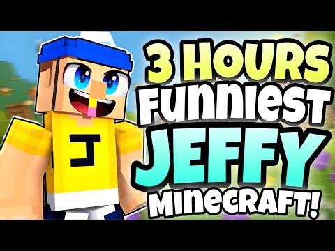 *3 HOURS* OF JEFFY MINECRAFT TO FALL ASLEEP! (BEST VIDEOS)