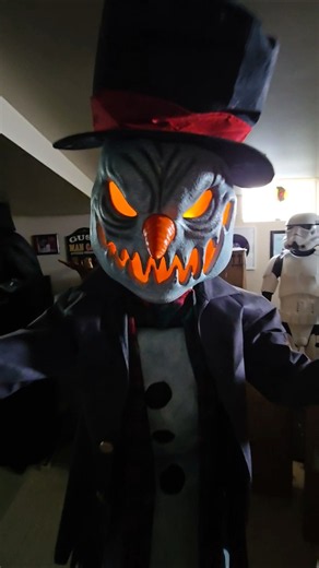 Snarling Snowman Demo 4 (Home Depot Halloween 2026 Animatronic) #halloween #halloweendecor #spooky