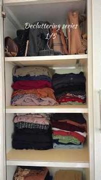 2025 Decluttering series 1/5 | Cupboard organising tips | A little declutter, a lot of peace 🤍