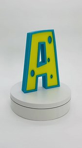Custom Sponge Letters, Individual Large Sponge Letters, Kids Room Themed Decor, Sponge Enthusiast Gift, Sponge Fan Gift, Playroom Decor - Etsy