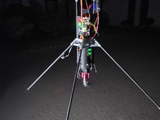 矢量推力共轴双桨飞行器定点悬停测试