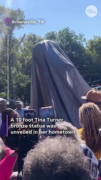 Tina Turner statue unveiled in her hometown, see video