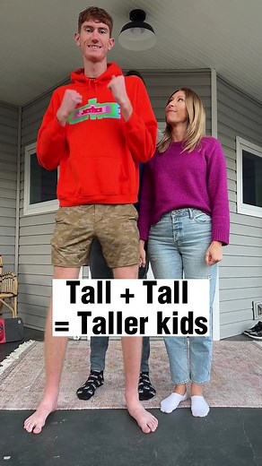 17M views · 57K reactions | Taller kids? Marry a tall man  #tall #tallman #family #familyfun #Reels #viralvideo | That Tall Family | Facebook