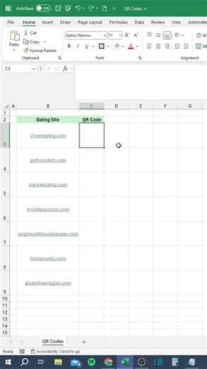 QR Codes in Excel 🔲#paidpartnership: Level up in Excel in one hour!!! 💃🏼 You’re invited to a FREE LIVE Excel class with Miss Excel!🎉 Register Now Replay Access: https://links.miss-excel.com/cheatsheets?ref=register&utm_source=6 | CheatSheets