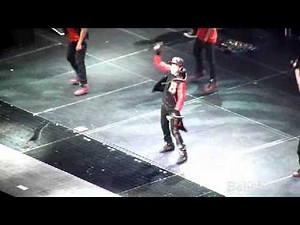 Justin Bieber - Dance Off (With Jaden Smith) & Drums @ O2 Arena, London, UK - 14/03/11 - MWT