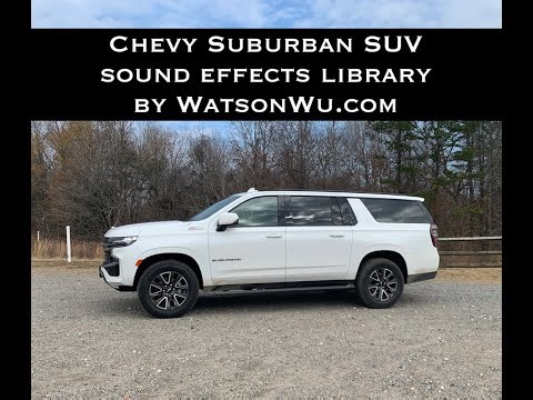 Demo from Chevy Suburban SUV sound effects library