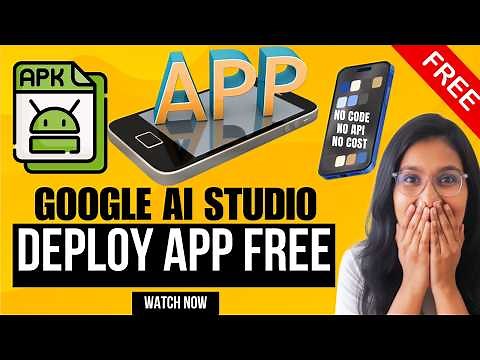 Create and Deploy AI Apps for Free | Google AI Studio + GitHub + Netlify