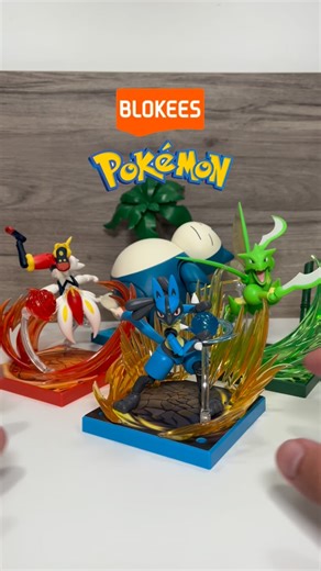 Brian on Instagram: "These are genuinely THE BEST articulated Pokemon toys out there! Better than Jazwares, D-Arts and Bandai, there is no beating the price and quality that you get with these Blokees Pokemon model kits. Really easy assembly, magnificent effect pieces and bases, and amazing articulation. I really cannot stress how much I enjoy these bad boys and I hope we get a wider range of Pokemon in the future. DEFINITELY gonna collect them all! Blokees Pokemon Classic Version-L New Encounte