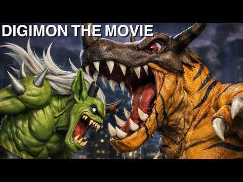 DIGIMON THE MOVIE Greymon VS Ogremon Live Action Movie Clips