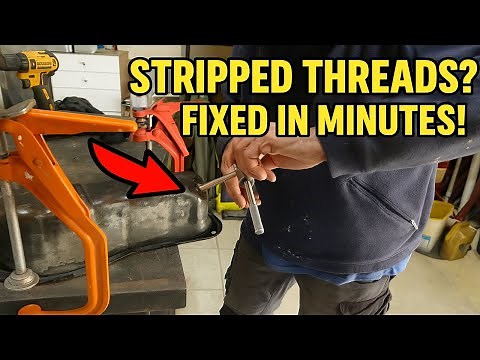 Easy, permanent repair of stripped / damaged threads – Helicoil thread inserts