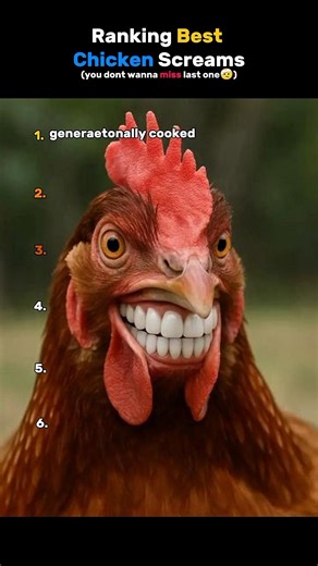 Ranking The Best Chicken Screams Pt.67.6 #funny #ytshorts #memes #fyp
