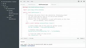 Starting the Annotation - Declaration and Retention