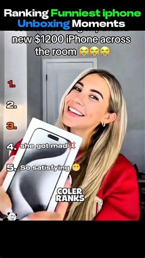 Ranking Funniest iphone Unboxing Moments