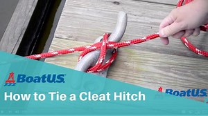 8.3K views · 126 reactions | Tying a cleat hitch knot is easy to learn and very useful on your boat, particularly for tying up at a dock. This video will show you how to do it. | BoatUS | Facebook