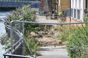 Why massive sink hole in Henry Penn Walk has not been fixed - as it is labelled 'an embarrassment to Peterborough'