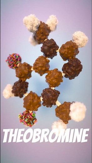 Theobromine, SciCandy - a Molecule Present in Chocolate (and Tea) #chemistry