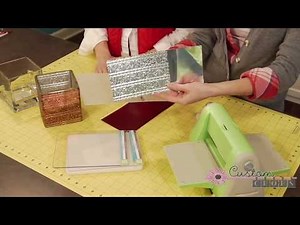 How to Craft a vintage studio metal holiday container