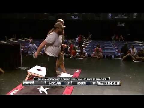 ACL COBS 2016: $25K Singles Cornhole Championship Intro with Daniel McClain and Smokey Bolen