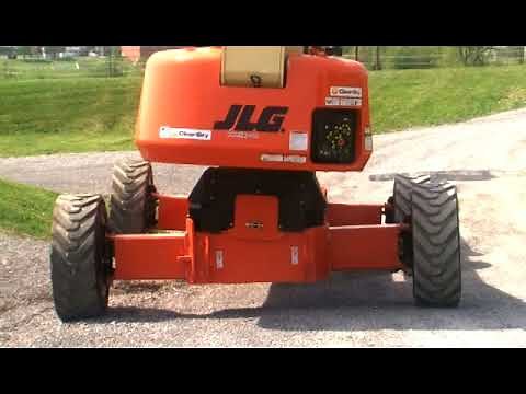 JLG Ultraboom Oscillating Axle System