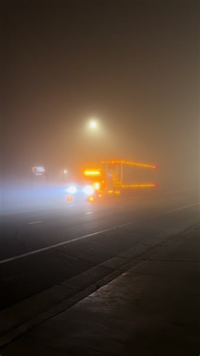 Navigating Foggy Nights in Trucking