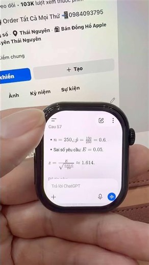 Chat GPT toán Học luôn trên Seri 5G pro hỗ trợ học hành #donghothongminh #chatgpt 0984093795