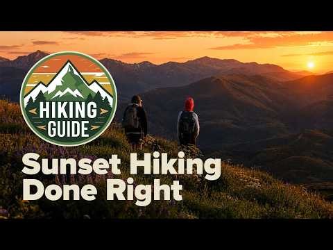 Sunset Hiking Done Right | Gear, Safety & Golden Hour Views