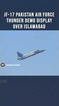 JF-17 Pakistan Air Force Thunder Demo Display #jf17 #pakistanairforce #paffalcons