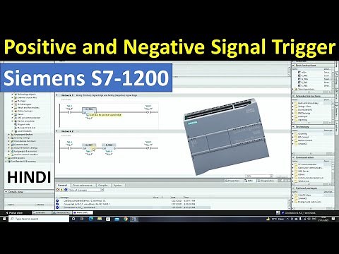 Positive Signal and Negative Signal Trigger | Siemens S7-1200 PLC Programming | TIA Portal