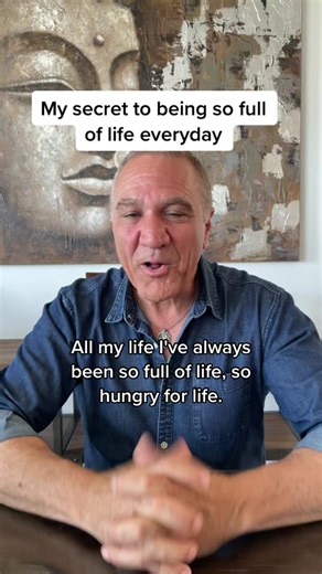 My secret for remaining so full of life. #longevitysecret #lifemotivation #lifeadvice