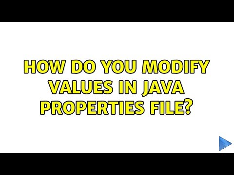How do you modify values in java properties file? (2 Solutions!!)