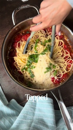 Blistered Tomato Burrata Pasta | The Best Summer Pasta Recipe 🍅
