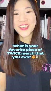 #TWICETOBER DAY 26: “What is your favorite piece of TWICE merch that you own?” 😍🍭