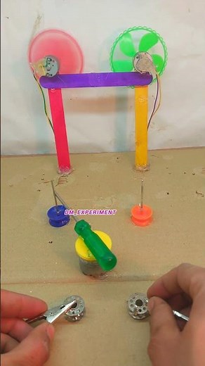 Amazing Science Project with DC Motors & Popsicle Sticks ||