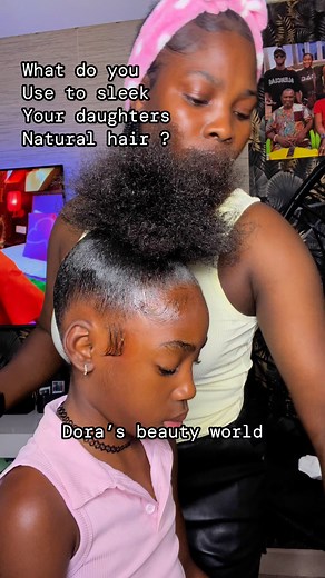 78K views · 282 reactions | What Gel are you using? On your daughter’s hair ? #hairtransformation #hairtutorial #kidshairstyle #viral #trending | Dora's beauty world | Facebook