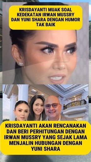 KRISDAYANTI MUAK BERI PERHITUNGAN DENGAN IRWAN MUSSRY