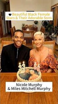 🖤Beautiful Black Female Stars & Their Adorable Sons #CelebrityMoms #BlackCelebrities