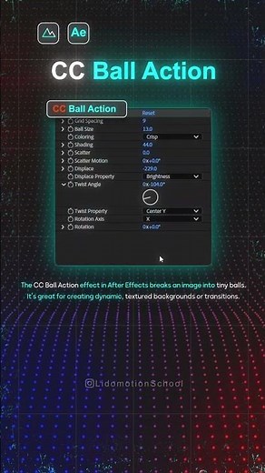 How to Use CC Ball Action in After Effects | Motion Graphics Tutorial